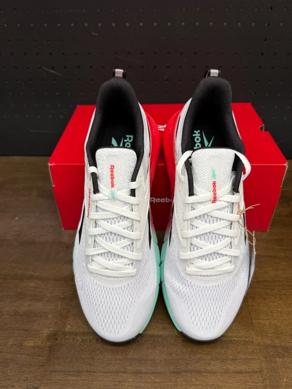 New W/ Box! Men's Reebok Nano Gym 'White/Black/Energy Red' Training Sneakers